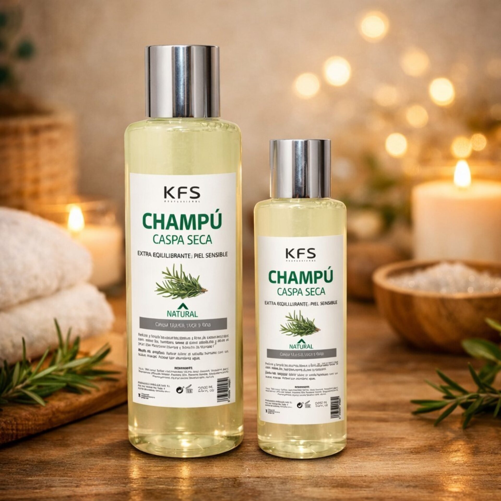 Champú Natural Caspa Seca | KFS Professional - 2