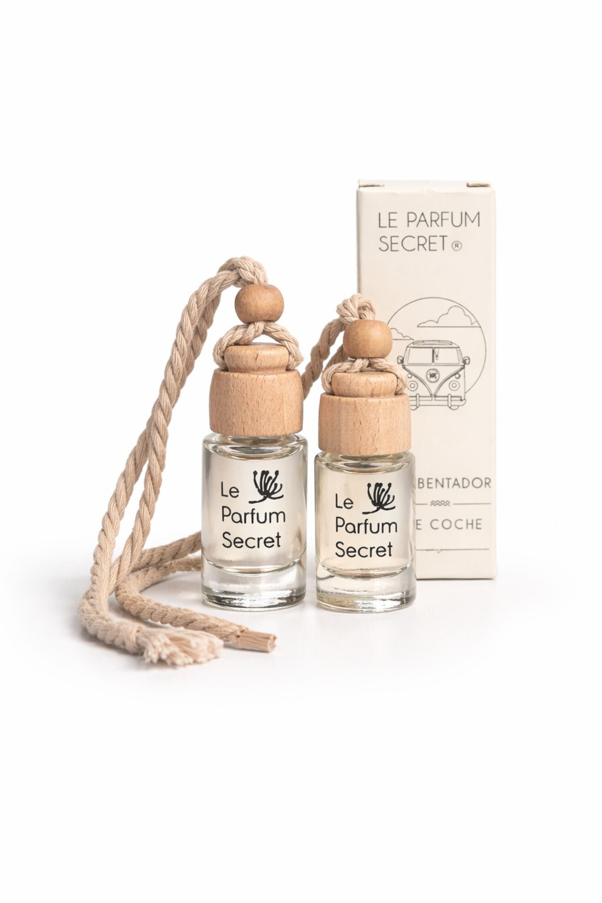 Ambientador de Coche LPS Home 8ml | Aroma Duradero con Tapón de Madera - 1