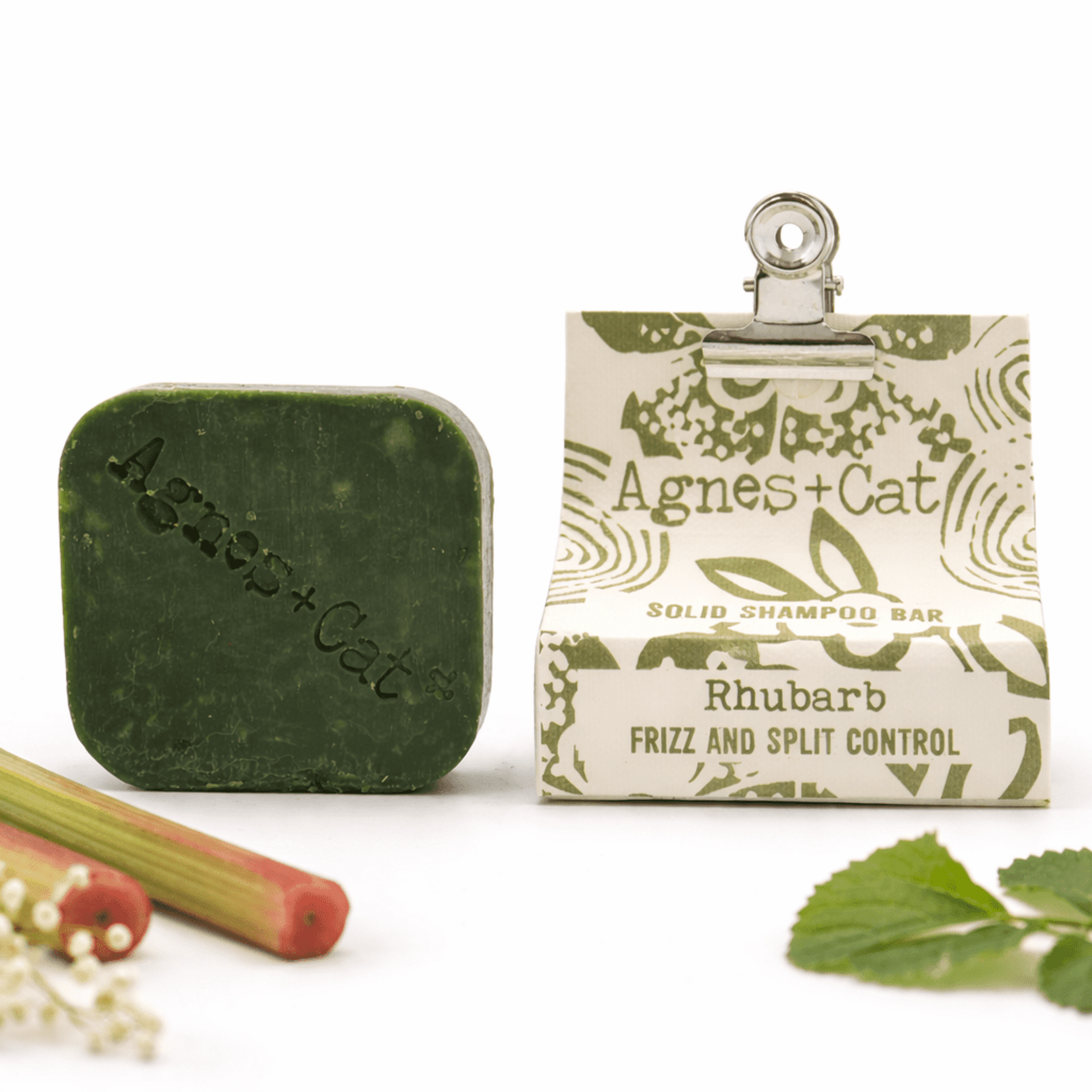 Champú Sólido Ruibarbo – Cabello Seco y Encrespado | Agnes & Cat - 1