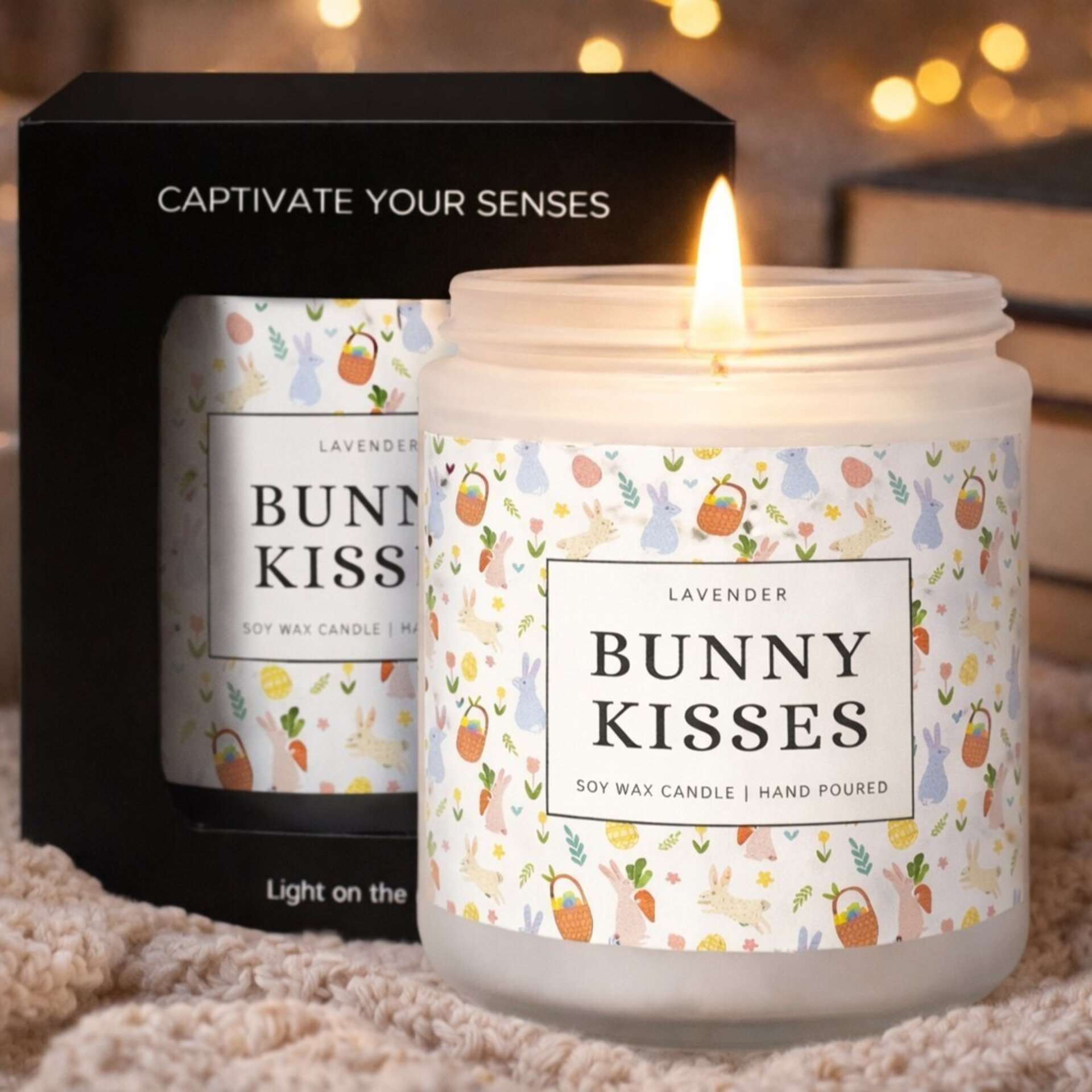 Vela Aromática de Lavanda Bunny Kisses - 2