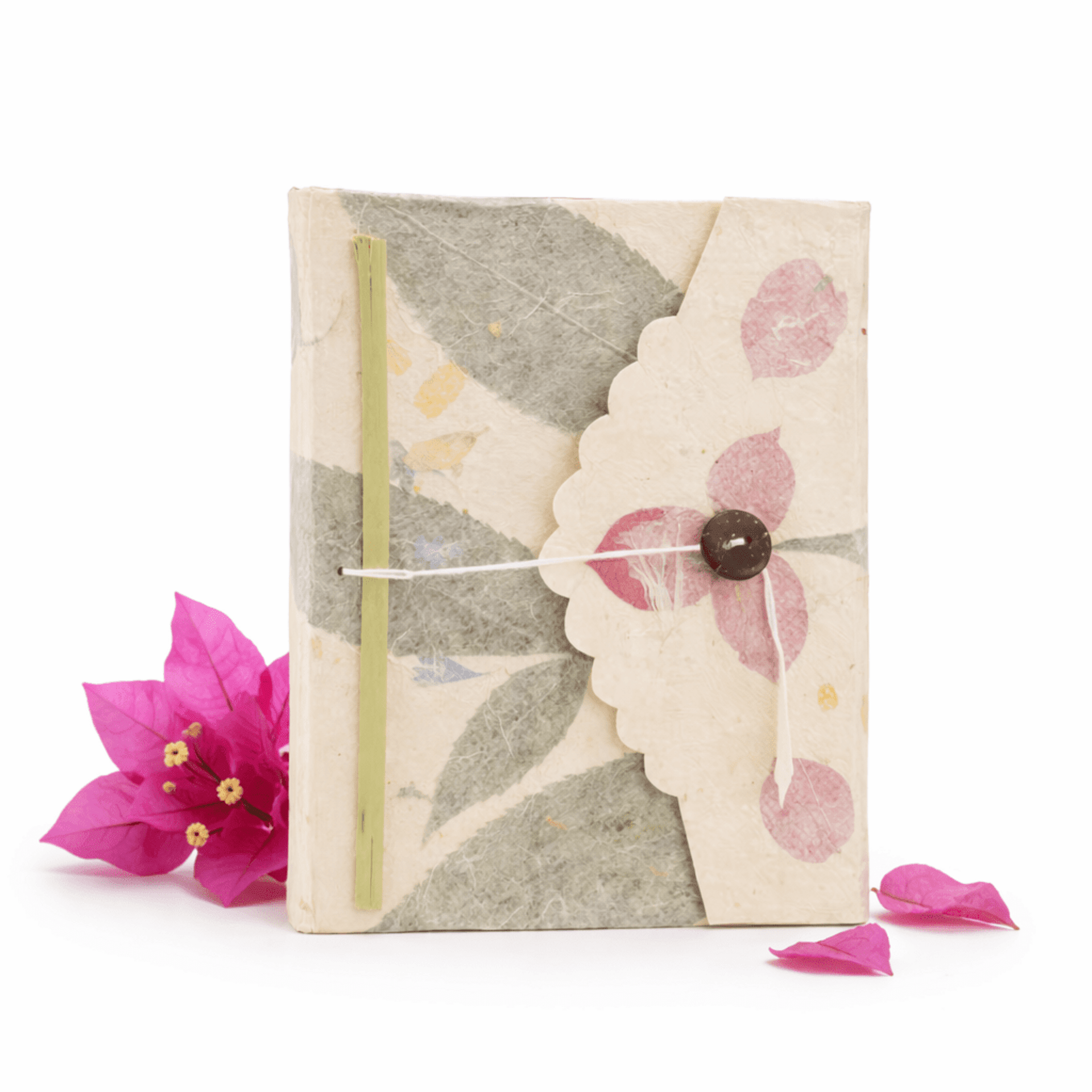 Cuaderno Lokta Bougainvillea (15x12cm) - Nepal - 1