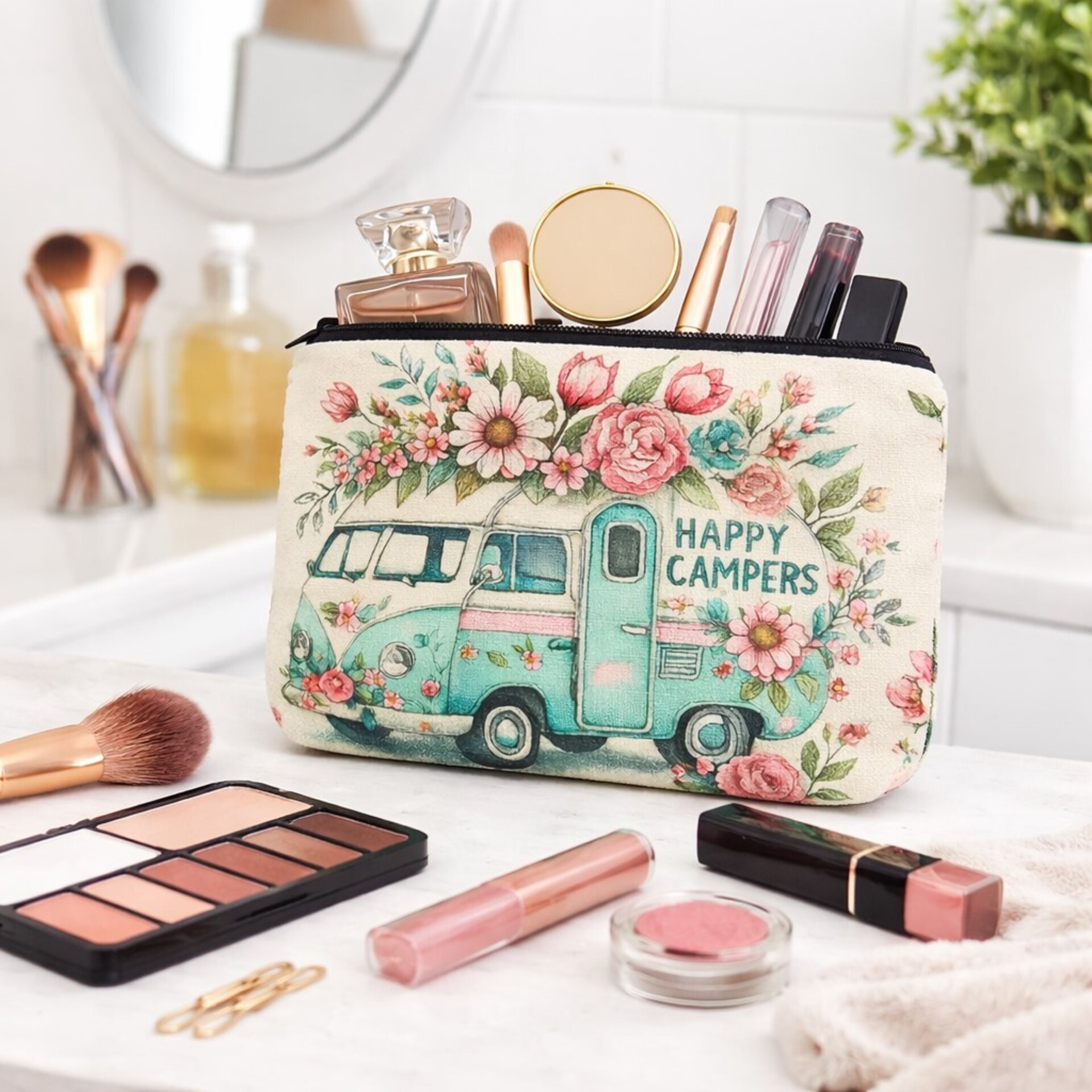 Neceser Happy Campers Boho Floral - 2