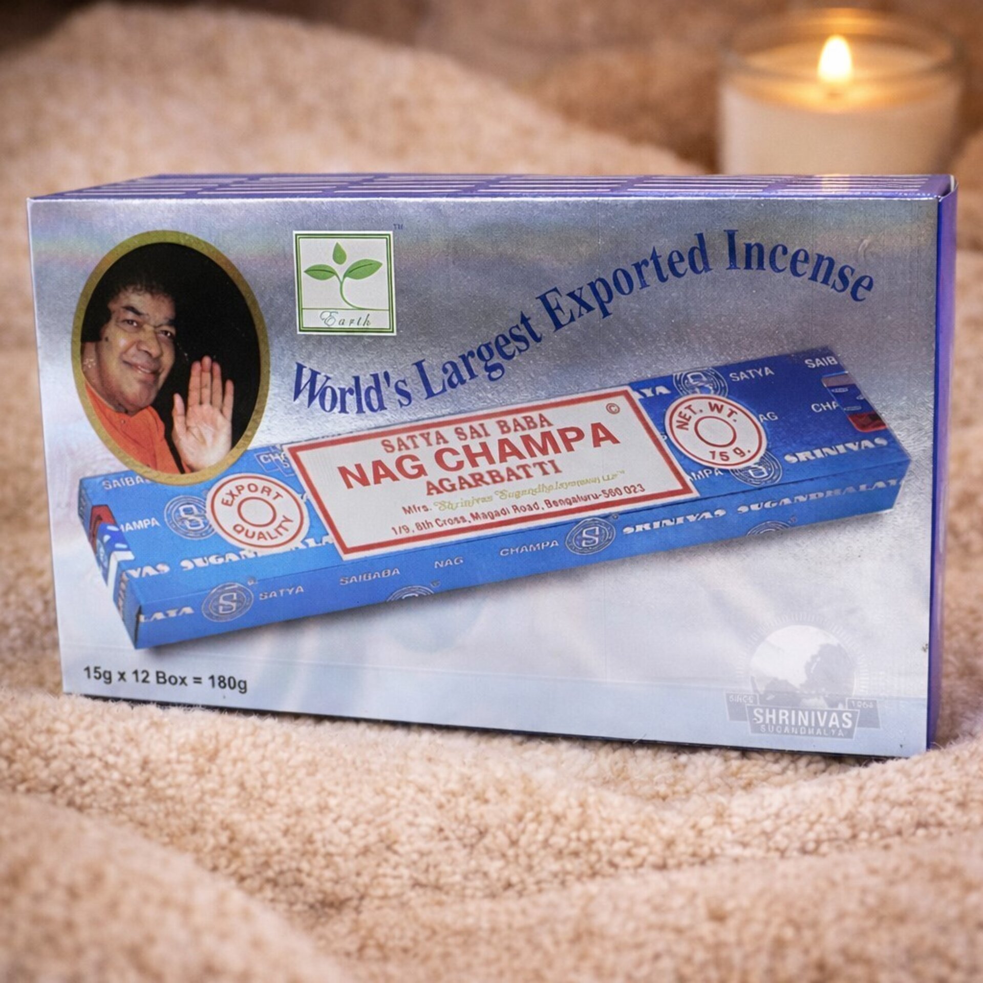 Incienso Nag Champa 15 g | Caja pack 12 unidades - 3