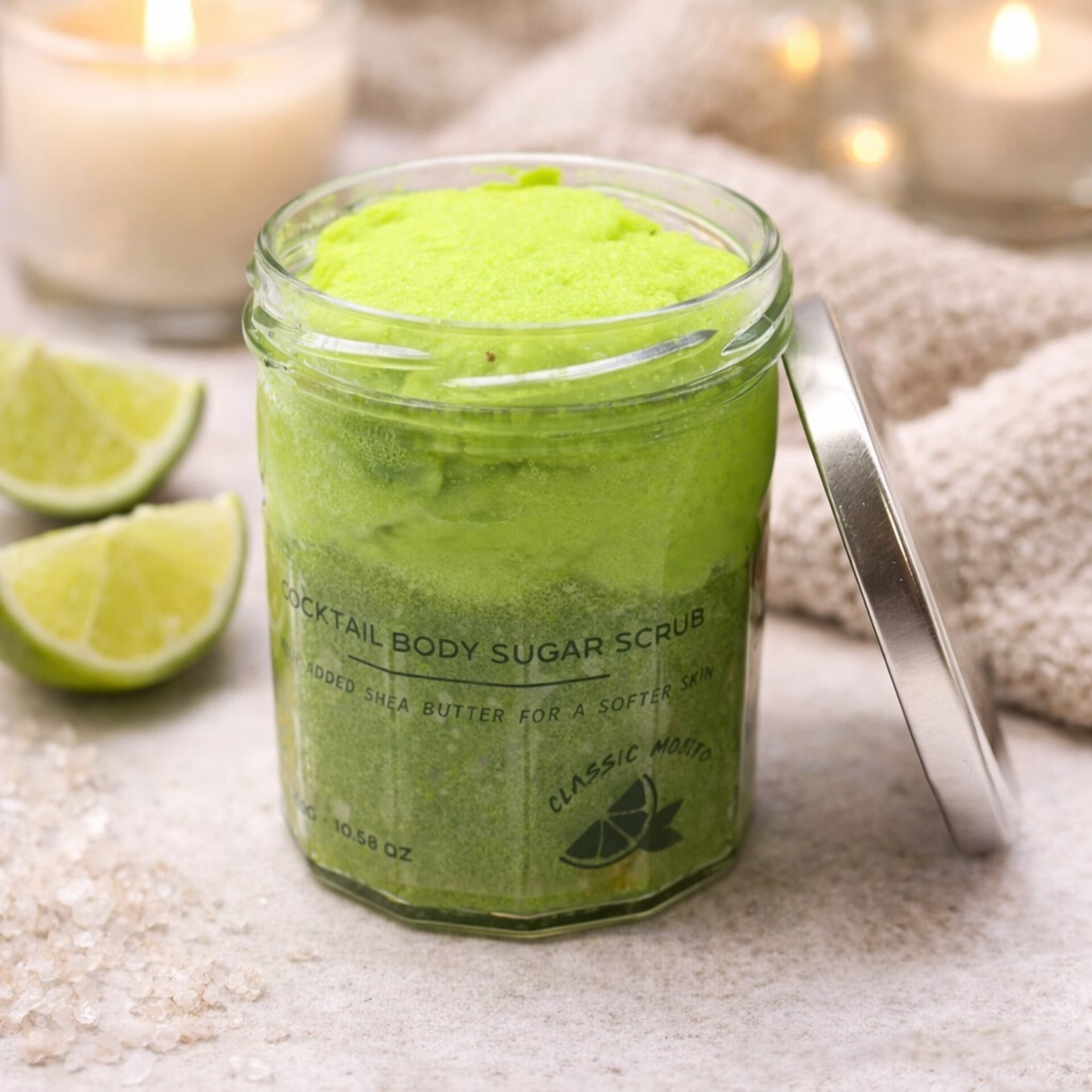 Exfoliante Corporal de Azúcar Mojito Clásico 300 g | Cocktail Sugar - 2