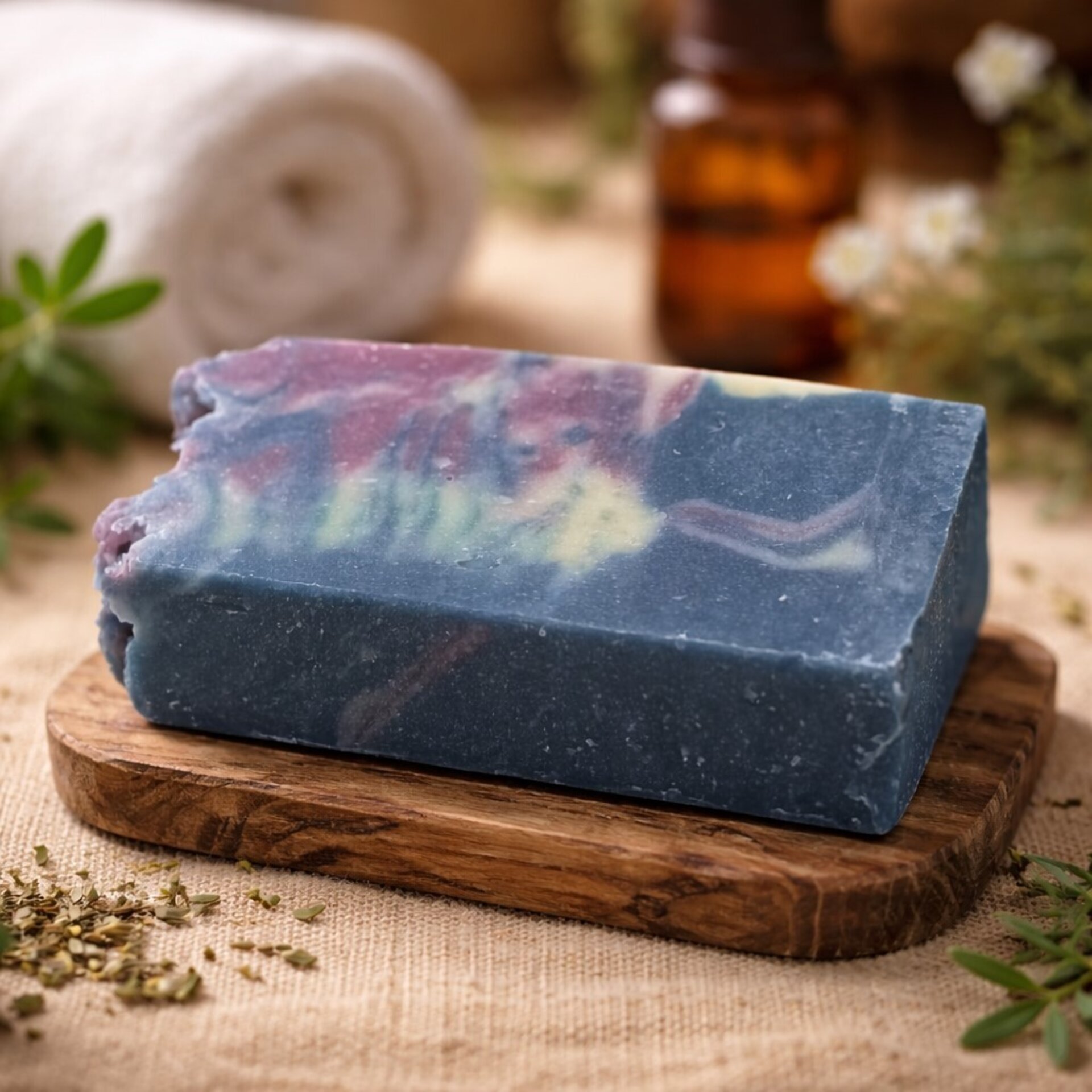 Jabón artesanal de aceite de oliva y ruda – 100 g - 2