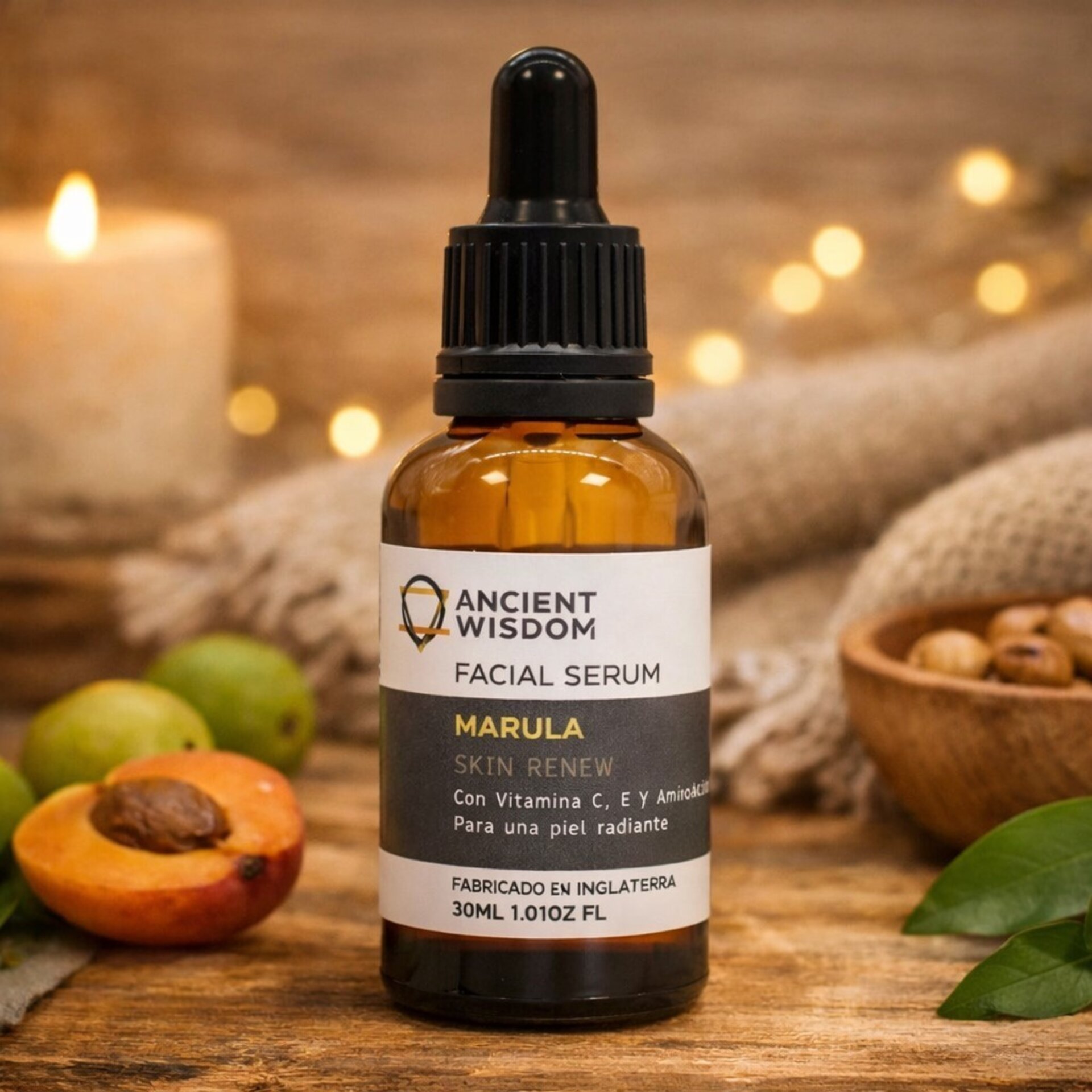 Sérum Facial Vegano Aceite de Marula Ancient Wisdom | NASITA & CO - 3