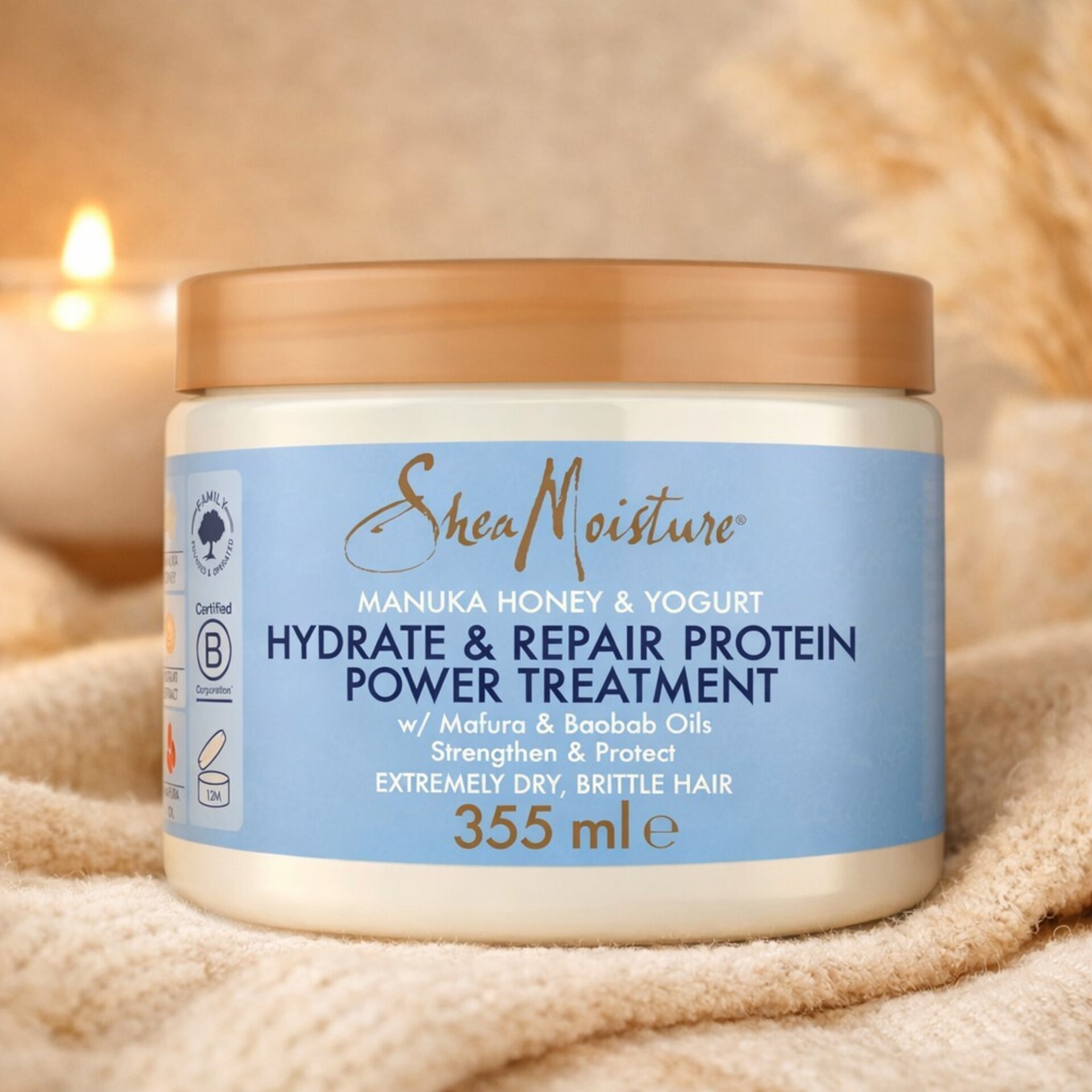 Mascarilla Capilar Sin sulfatos Miel de Manuka y Yogur | Shea Moisture - 2