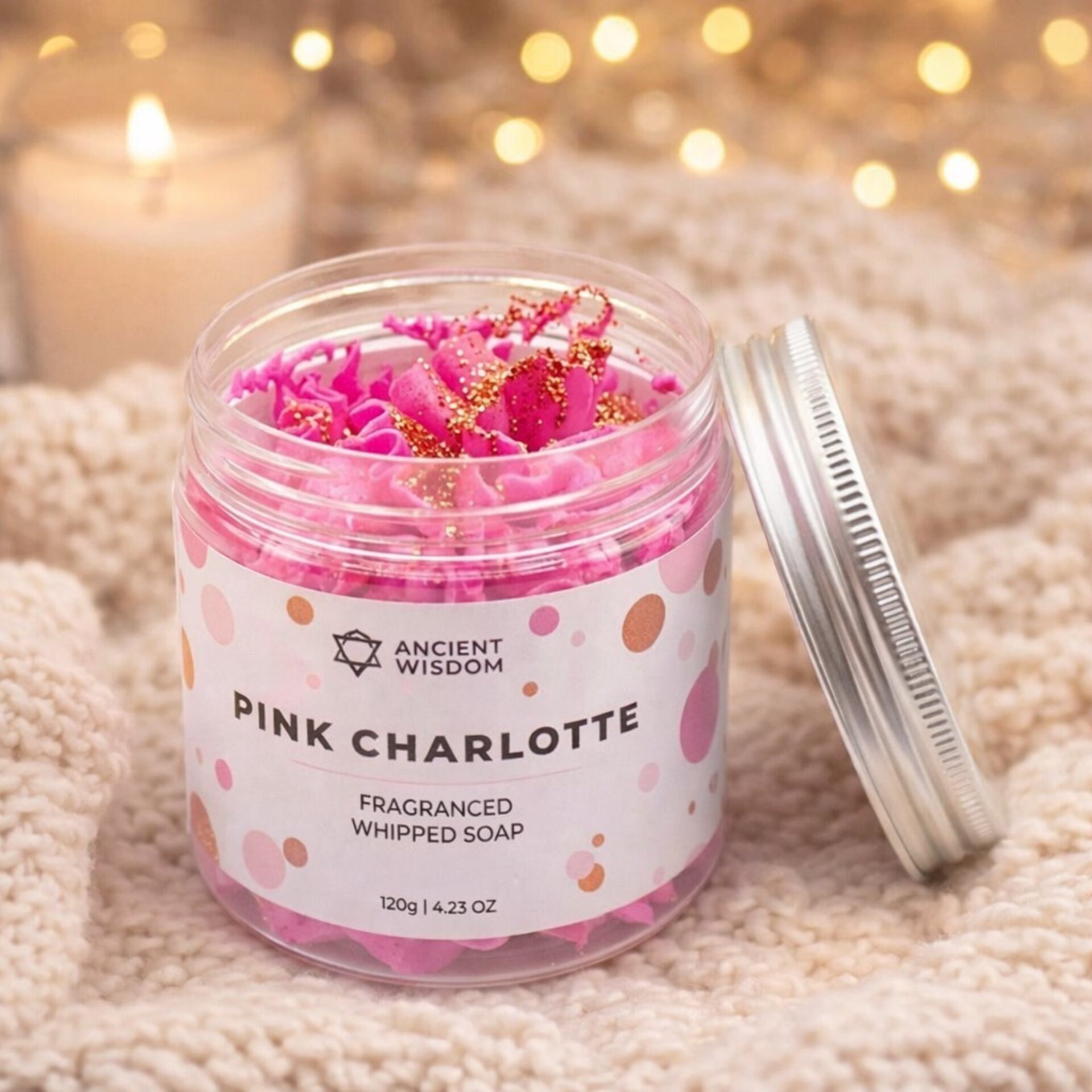 Jabón Cremoso Pink Charlotte Vegano 120 g | Ancient Wisdom - 2