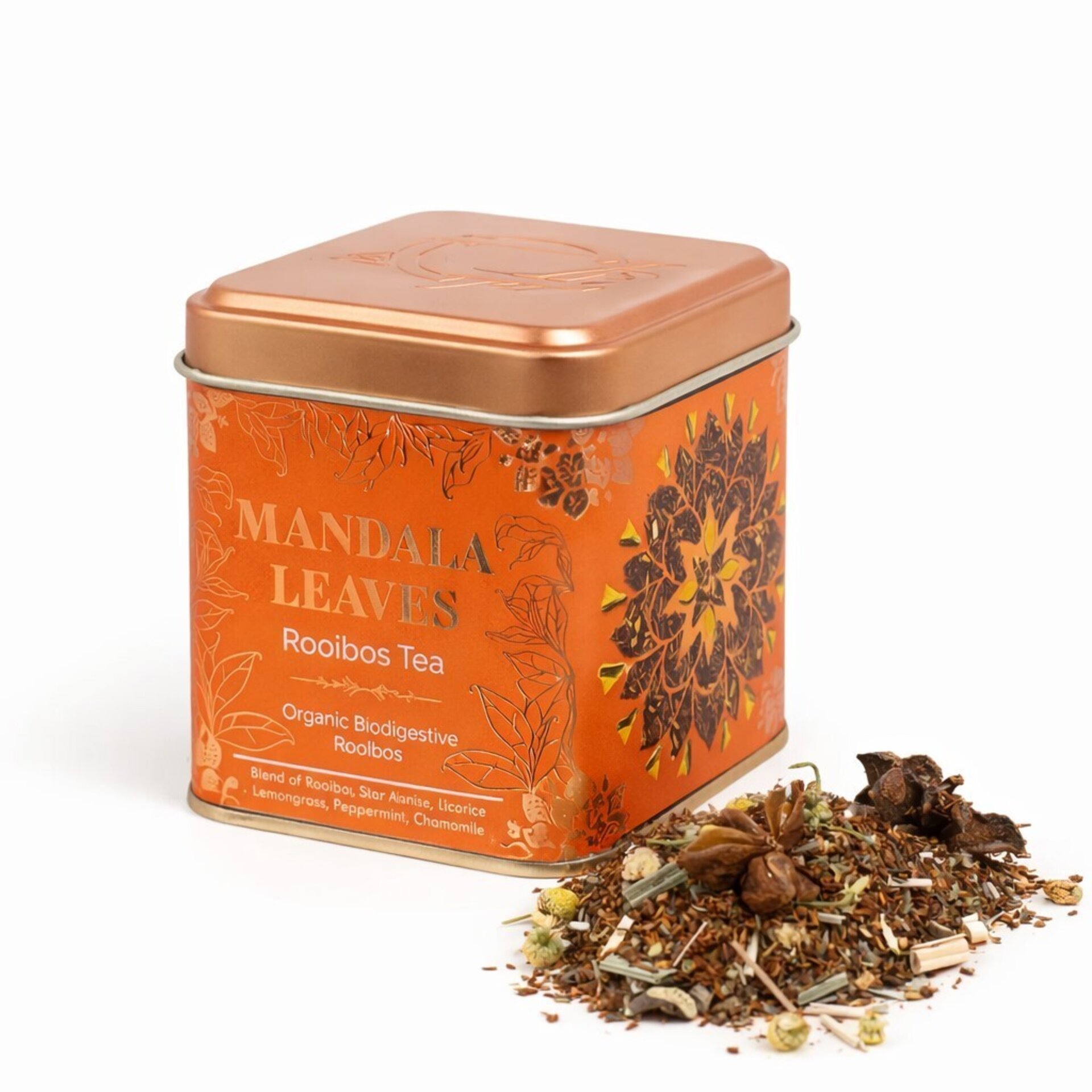 Rooibos Orgánico Biodigest 50 g | Mandala Leaves - 1