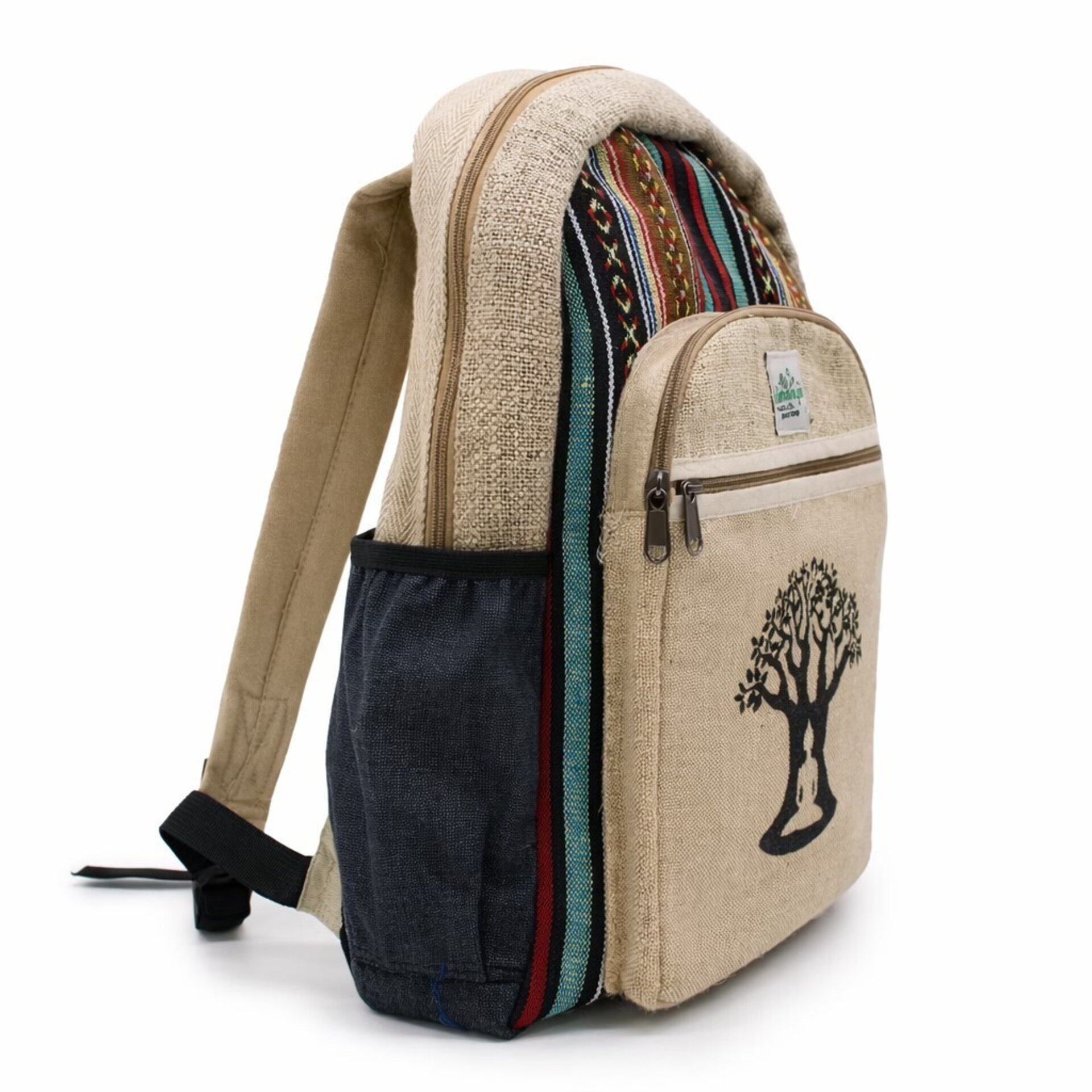 Mochila grande de cáñamo AW Himalayan Bodhi Tree - 3