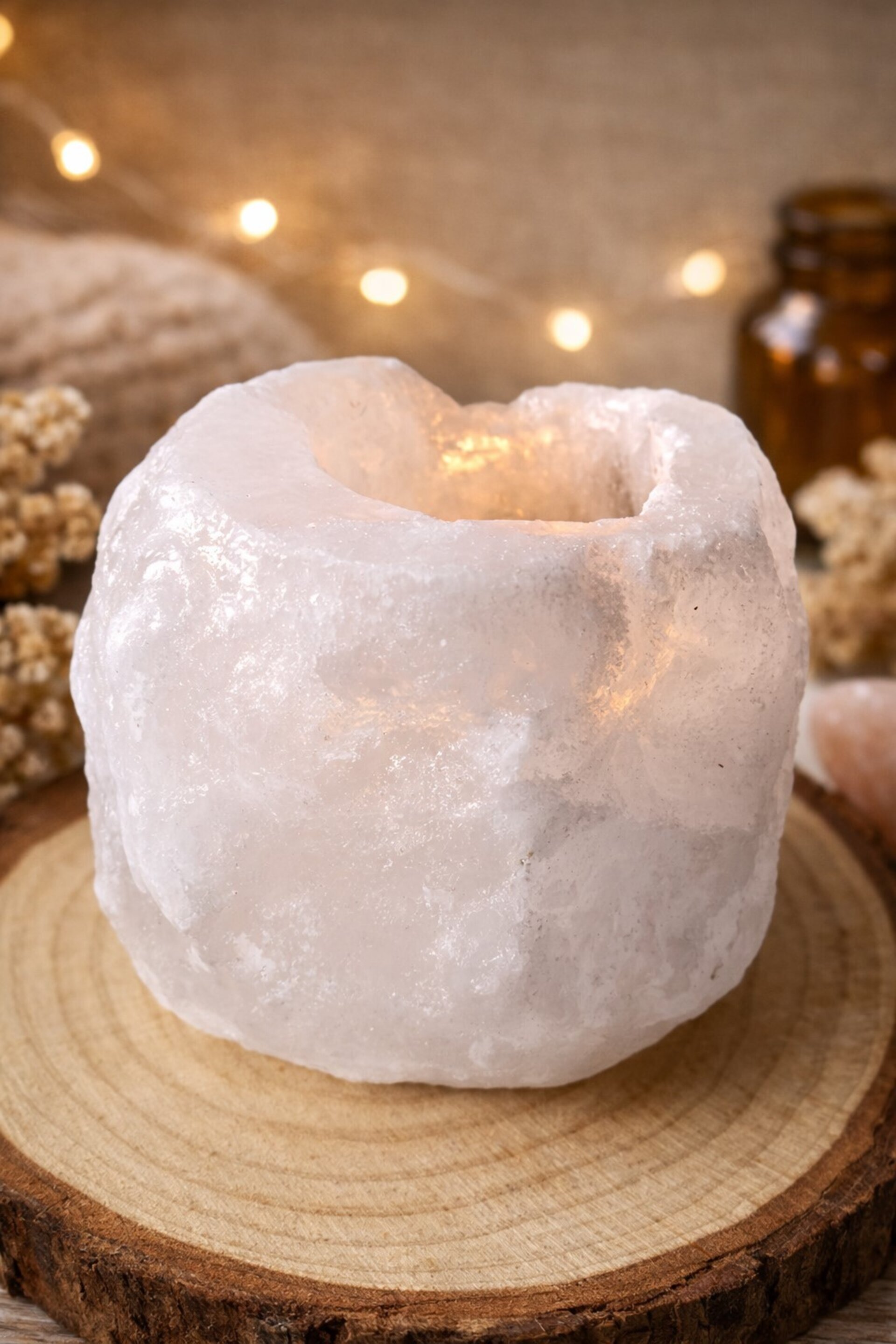 Portavelas de Sal del Himalaya (600-800 g) - 2