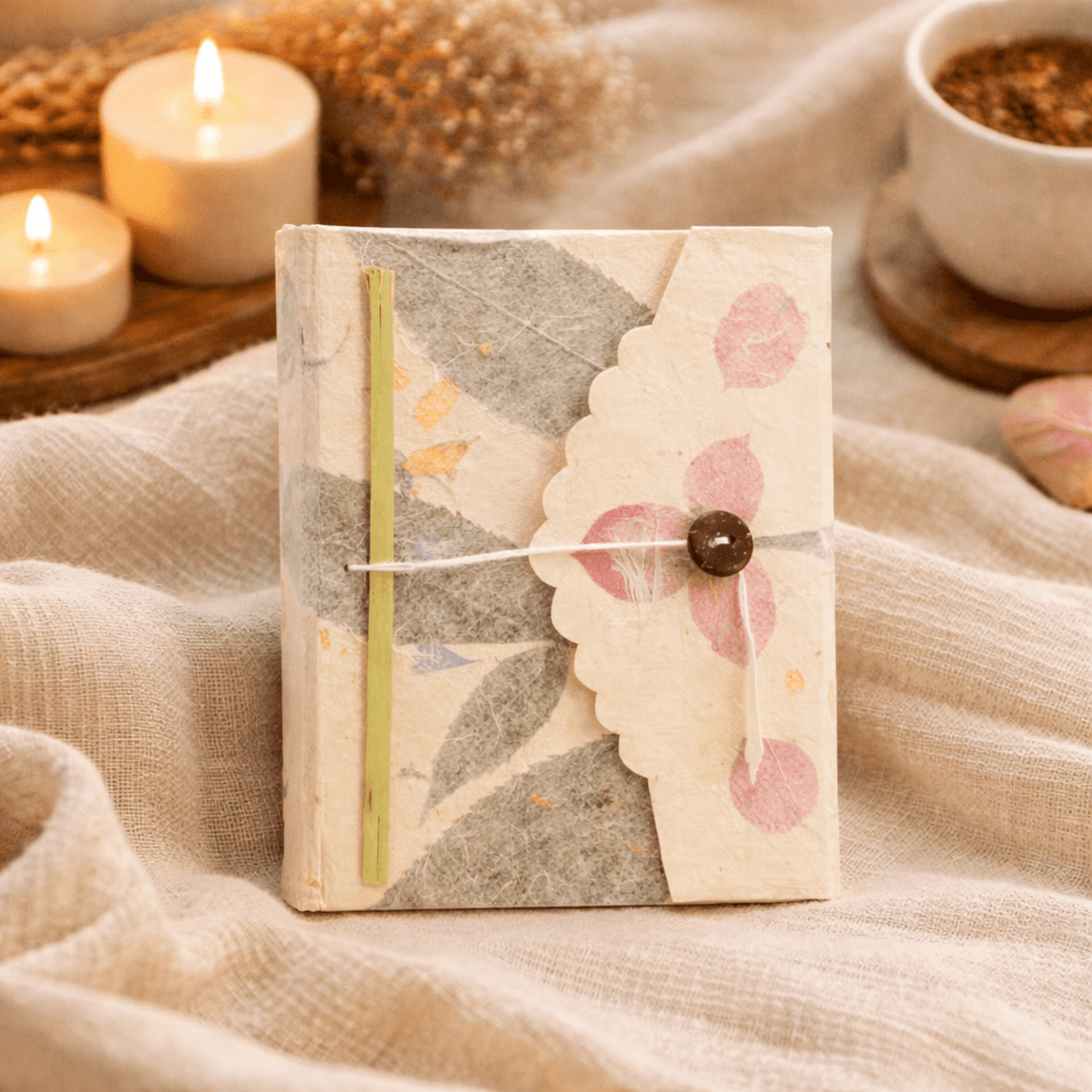 Cuaderno Lokta Bougainvillea (15x12cm) - Nepal - 2