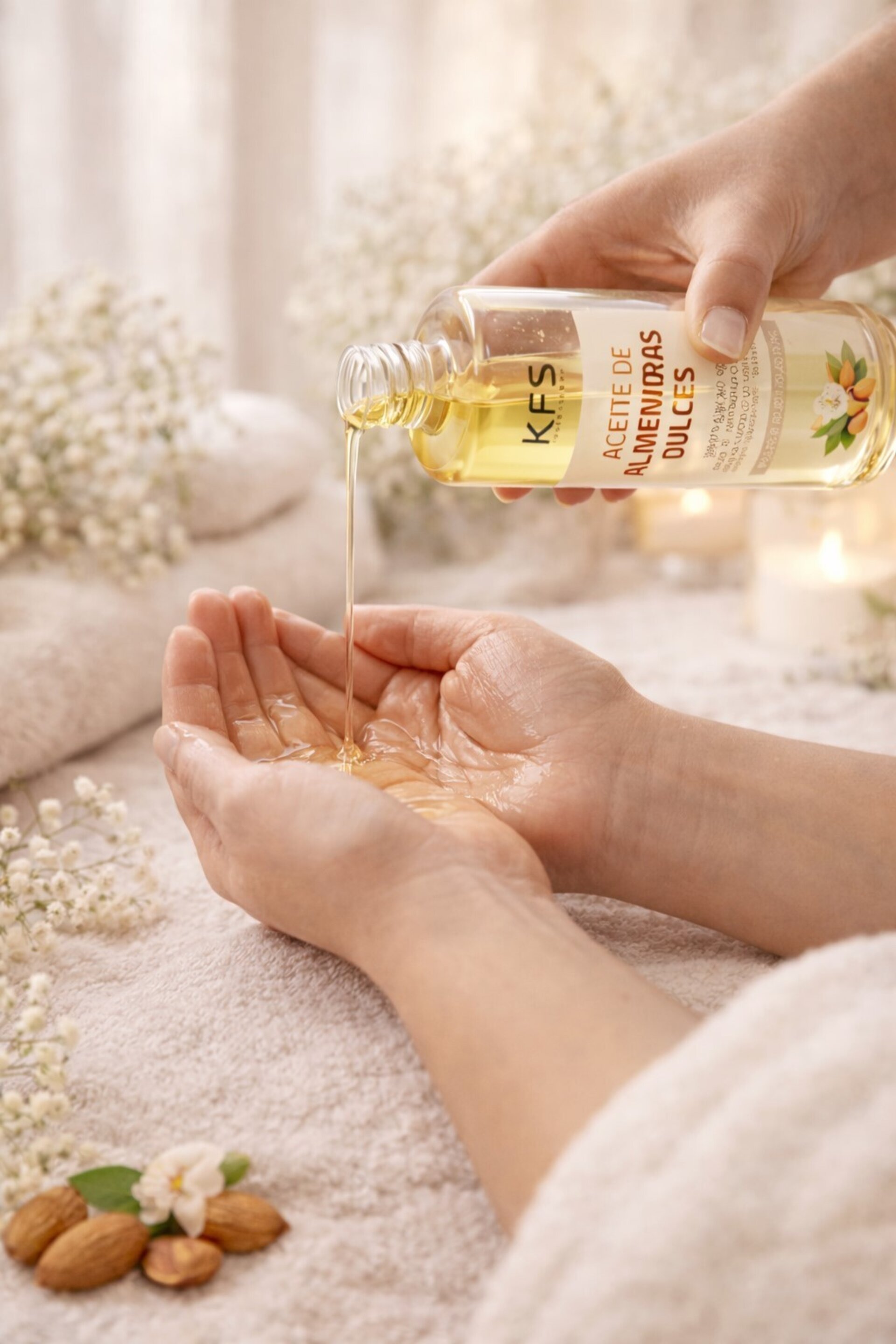 Aceite de Almendras Dulces 100% Puro | Piel y Cabello | KFS Professional - 2