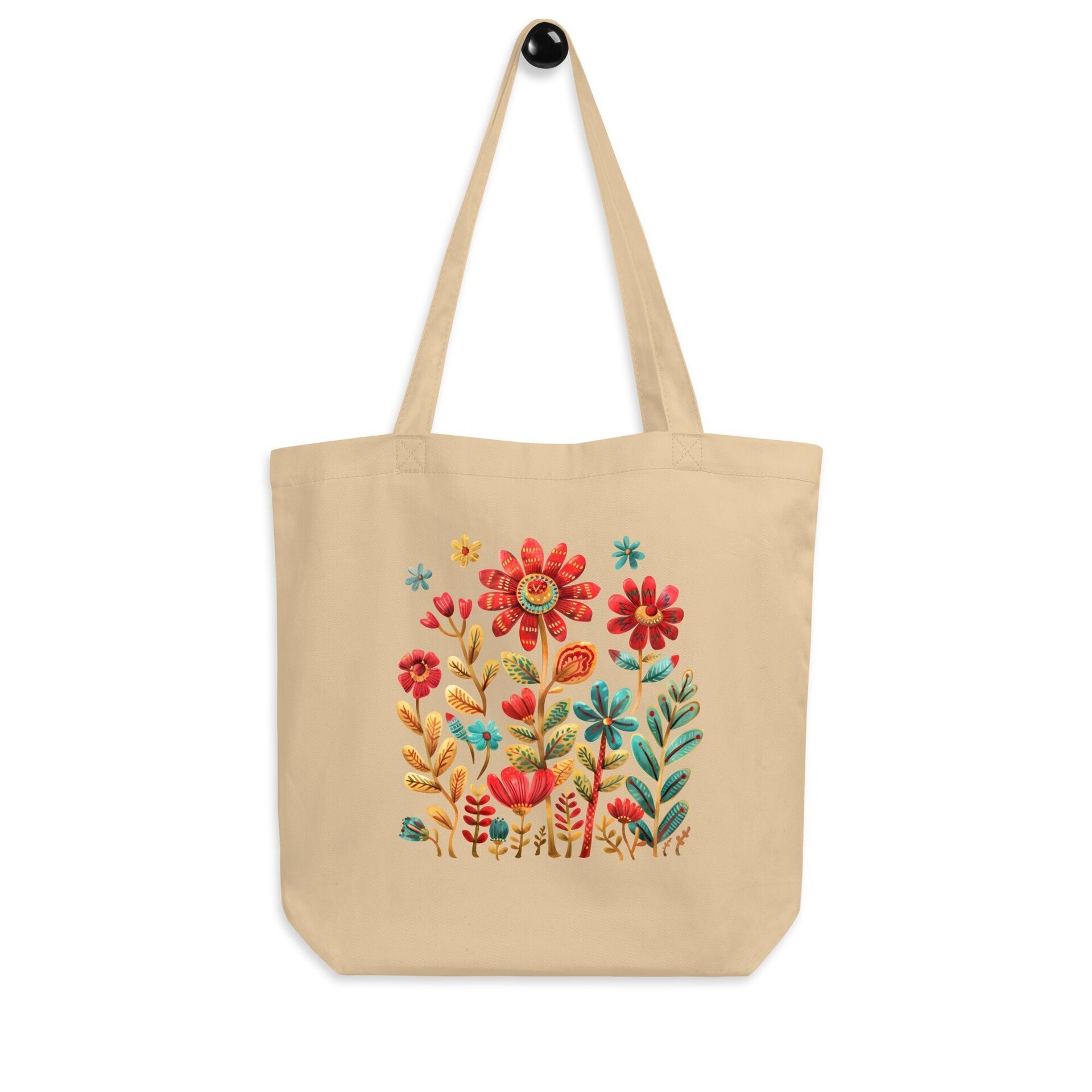 Tote Bag algodón orgánico Flores Mexicanas | Nasita & Co. - 4