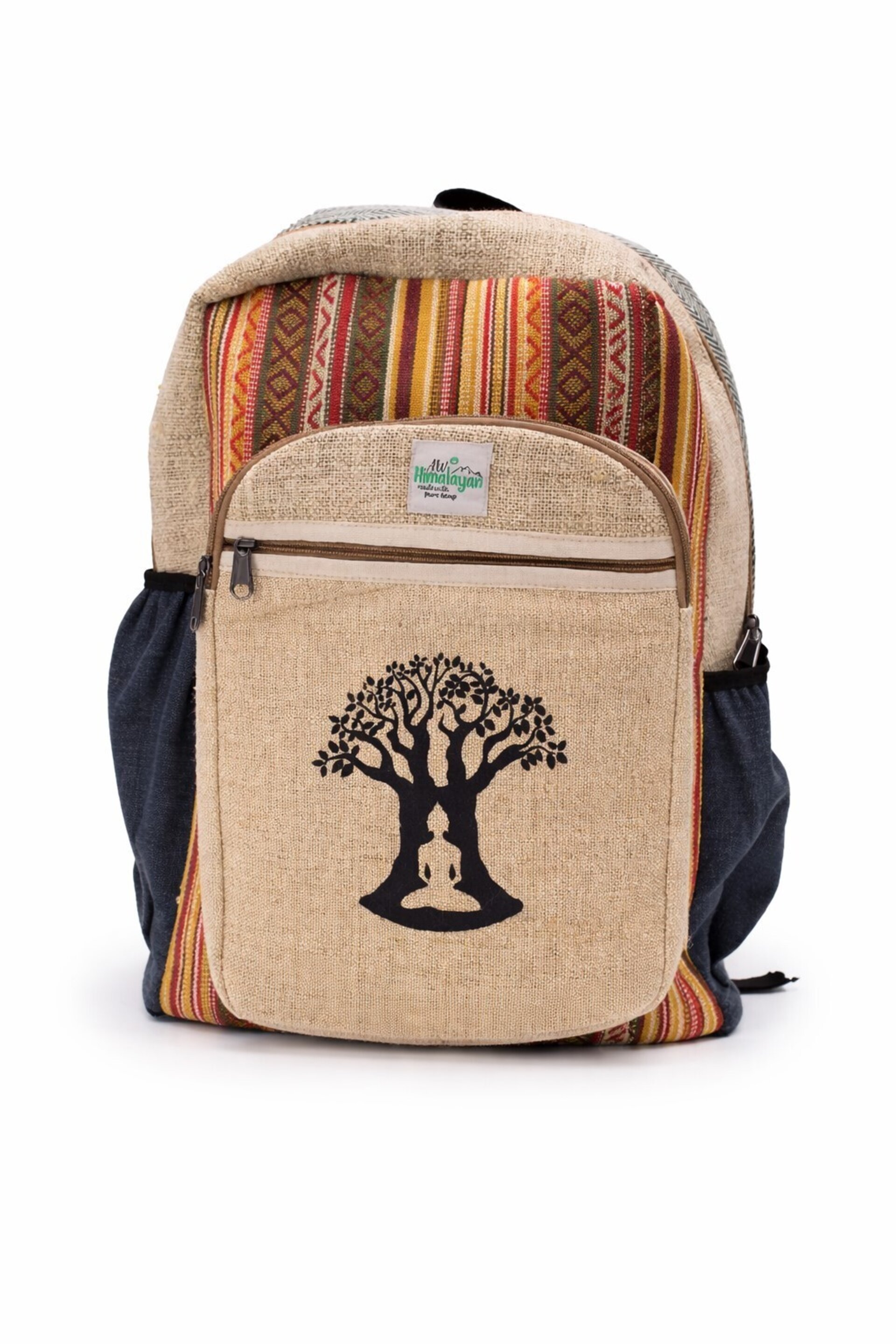Mochila grande de cáñamo AW Himalayan Bodhi Tree - 2