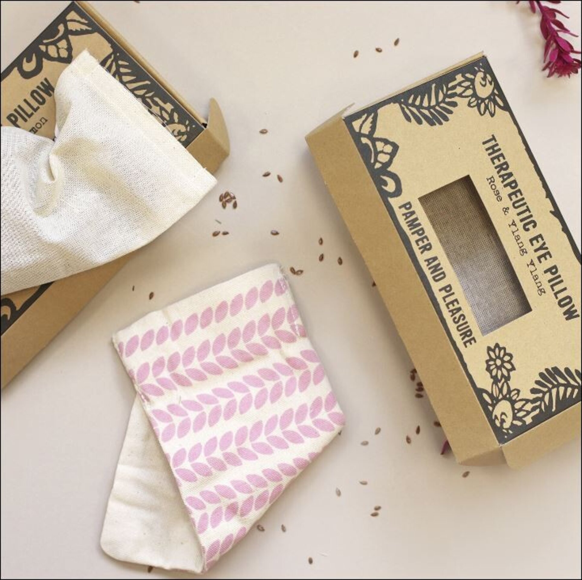 Almohada para Relax de Ojos – Rosa & Ylang Ylang - 2