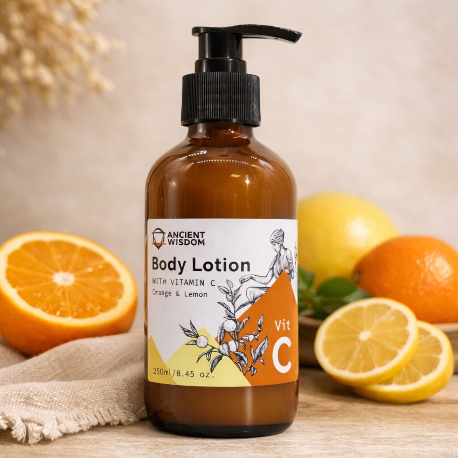 Loción Corporal con Vitamina C Naranja & Limón 250 ml | Ancient Wisdom - 2