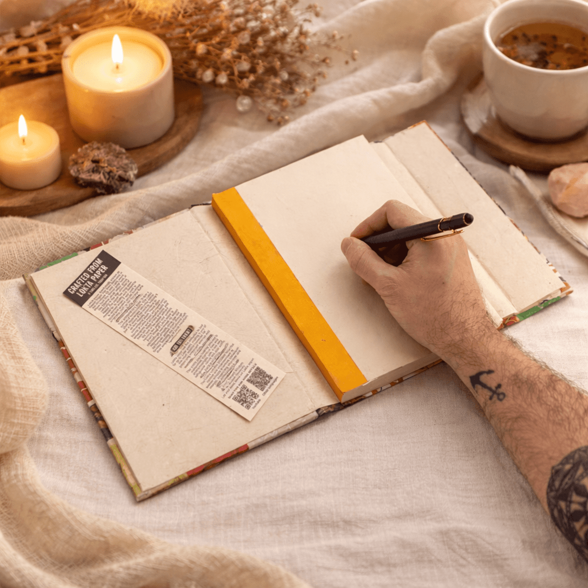 Cuaderno Patchwork Lokta Grande 21x15 cm - Nepal - 2