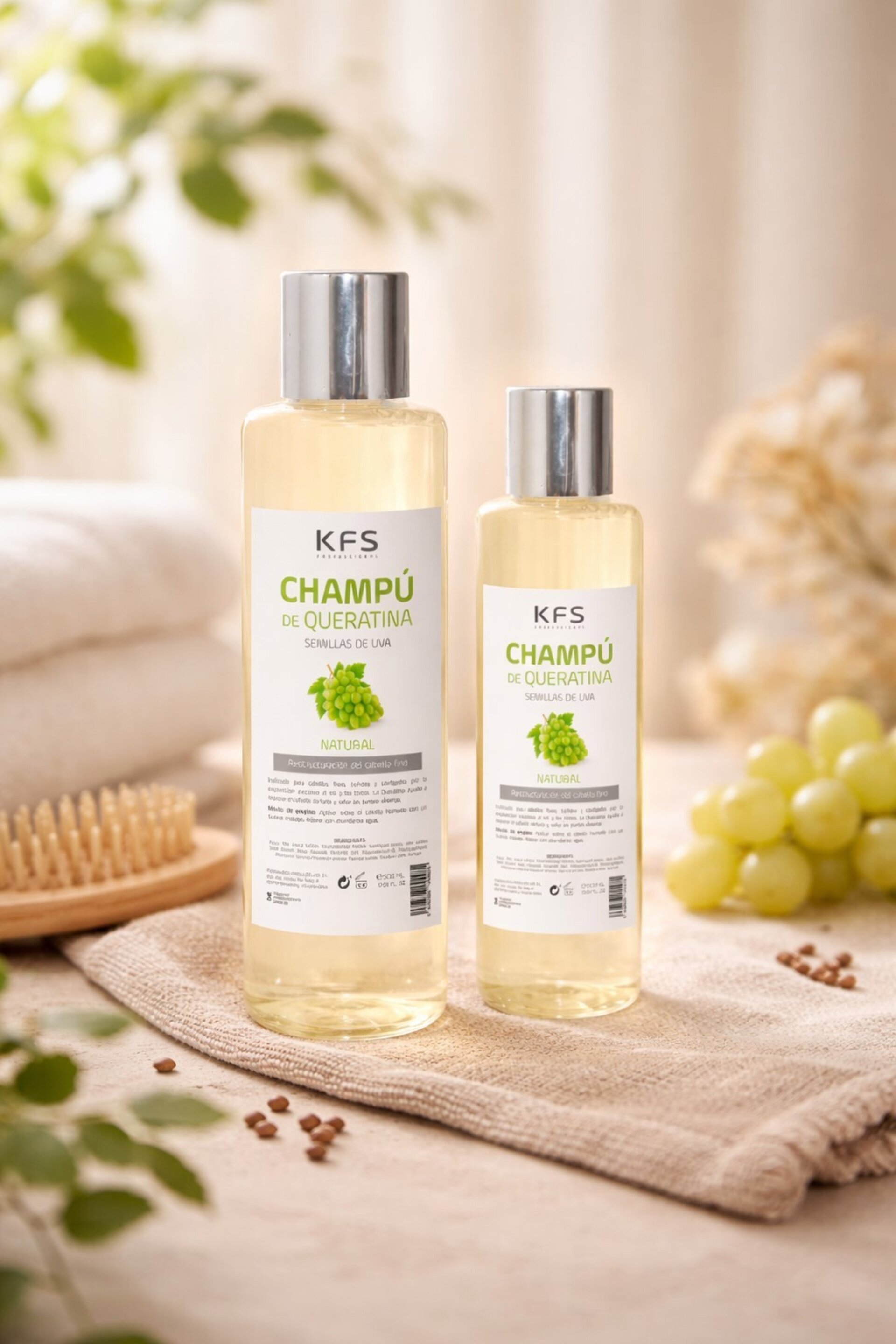 Champú de Queratina Reparador para Cabello Dañado | KFS Professional - 2