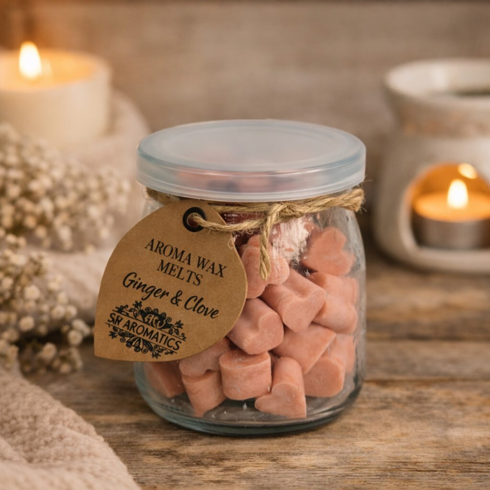 Pastillas de cera aromática de soja (Wax Melts) Jengibre y Clavo - 2