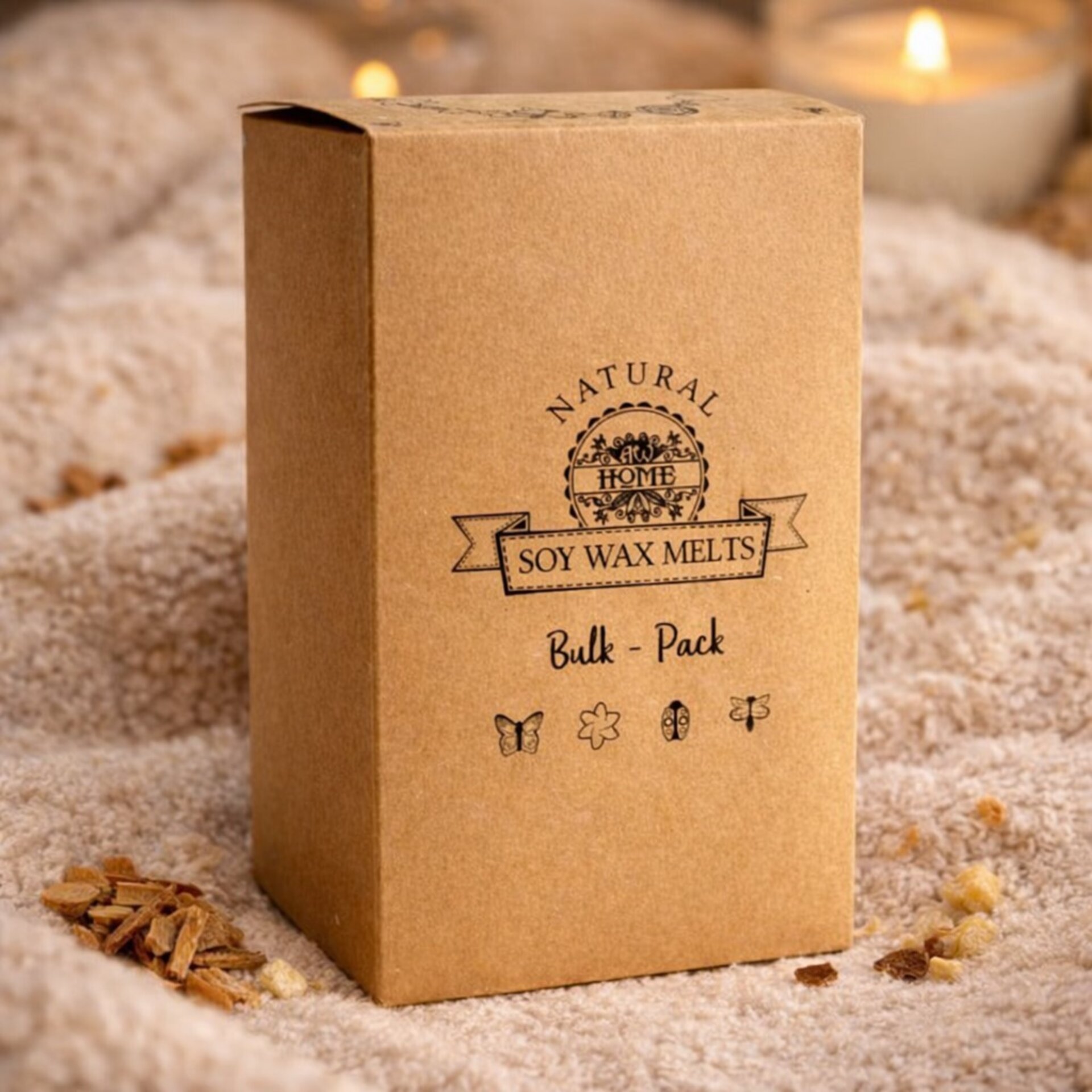 Pack de 25 Ceras de Soja Natural Nagchampa (Wax Melts) - 3