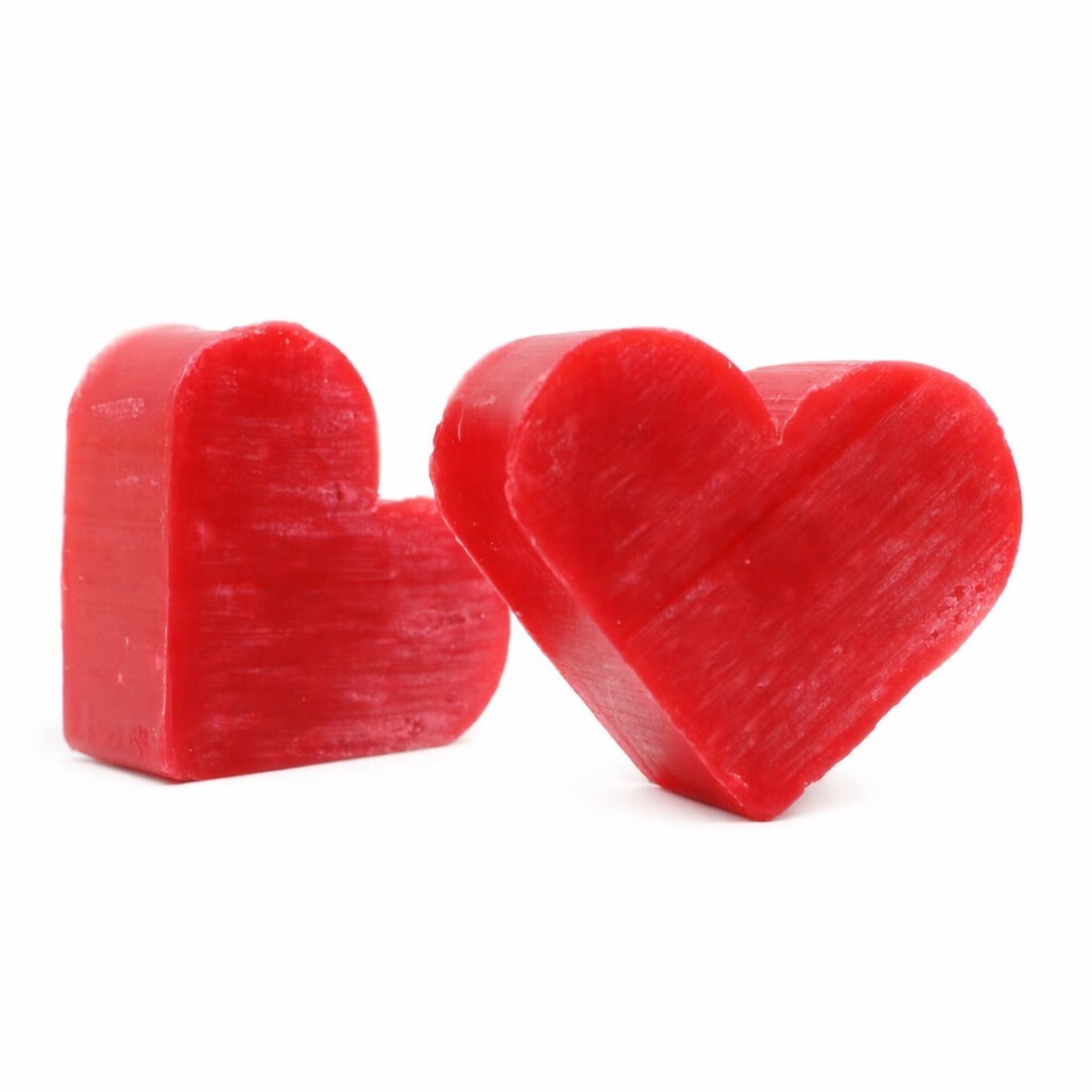 Pack 10 Jabones Corazón Frambuesa 20 g – Detalles para Invitados - 1