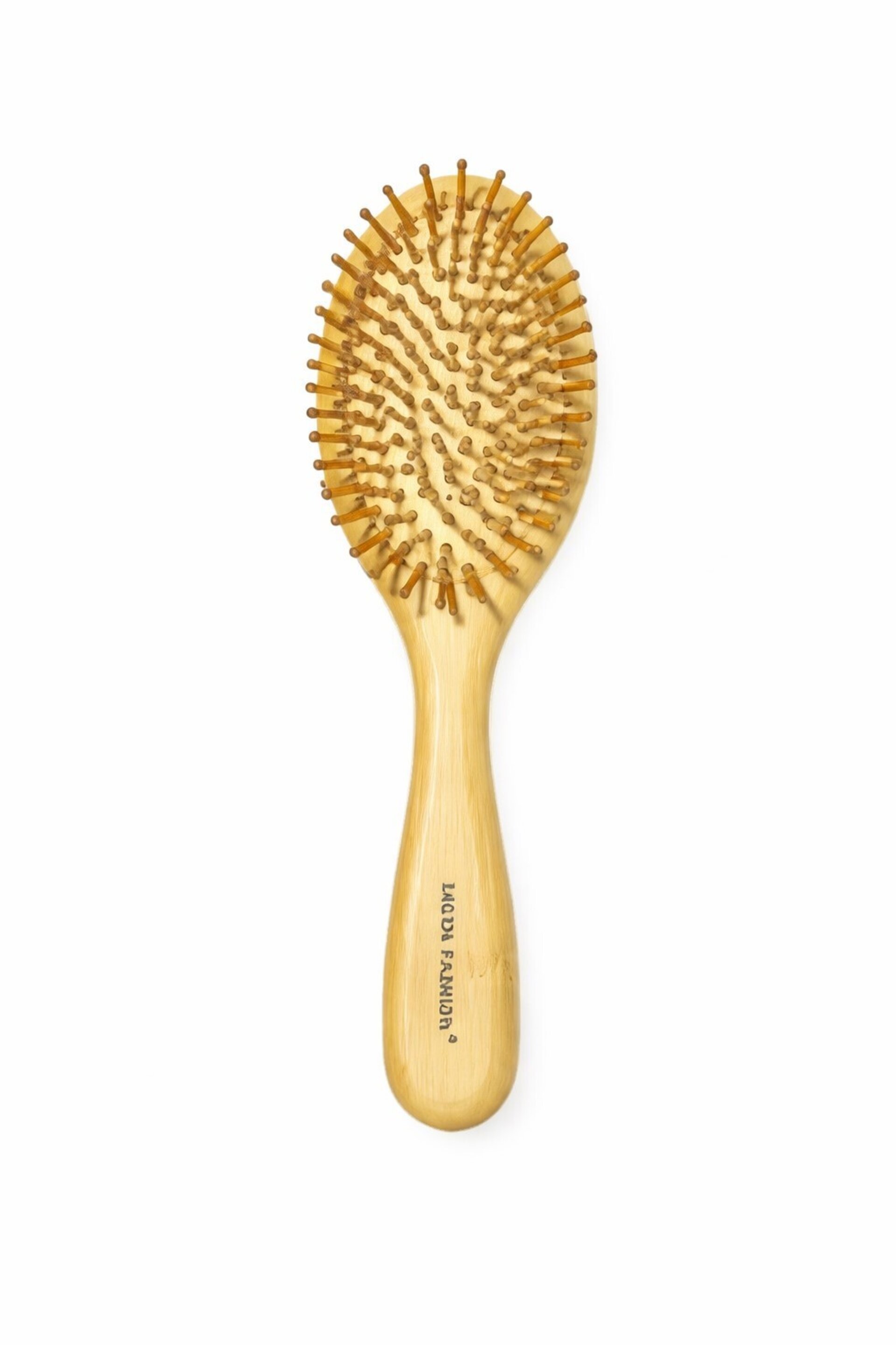 Cepillo de Pelo de Bambú Ovalado | Cepillo Desenredante Antiestático - 2