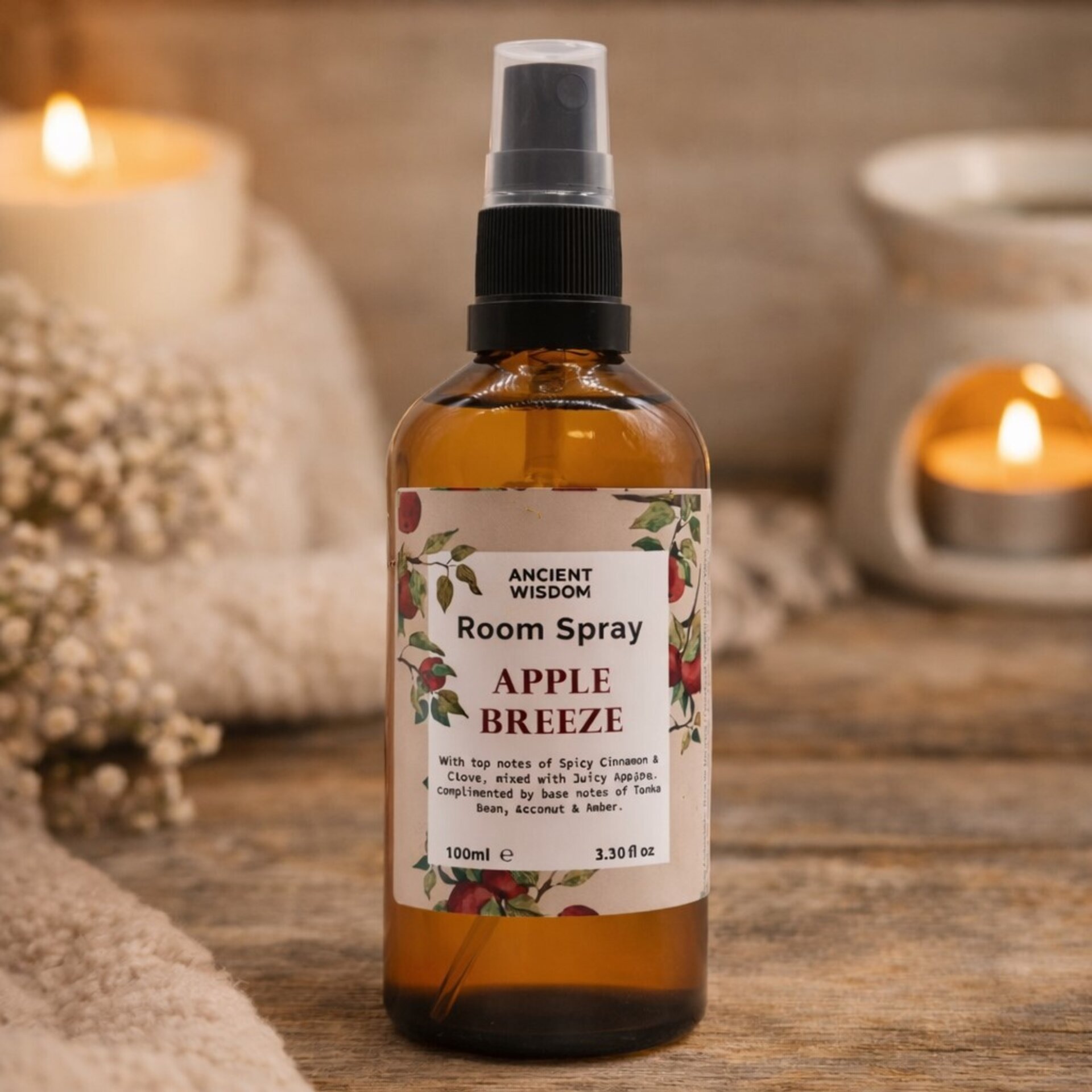 Spray Aromático Brisa de Manzana 100ml Ancient Wisdom - 2