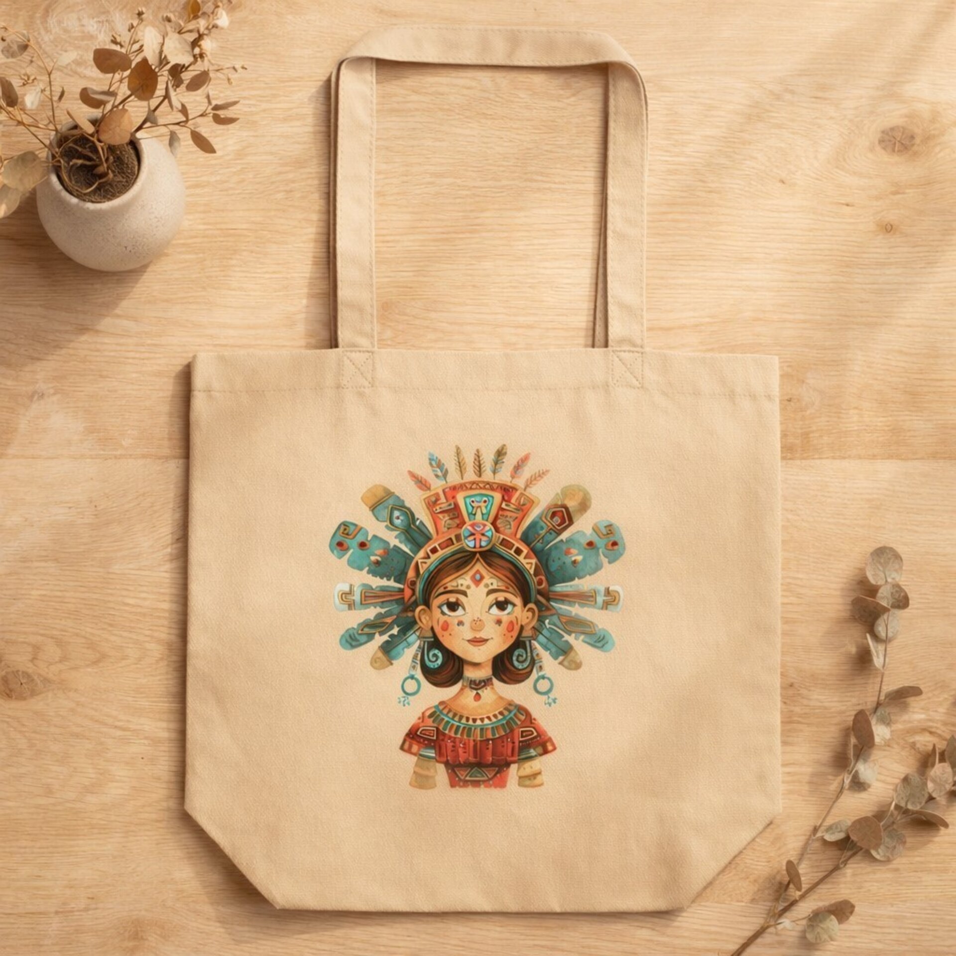 Tote Bag algodón orgánico Mexican Heritage | Nasita & Co. - 2