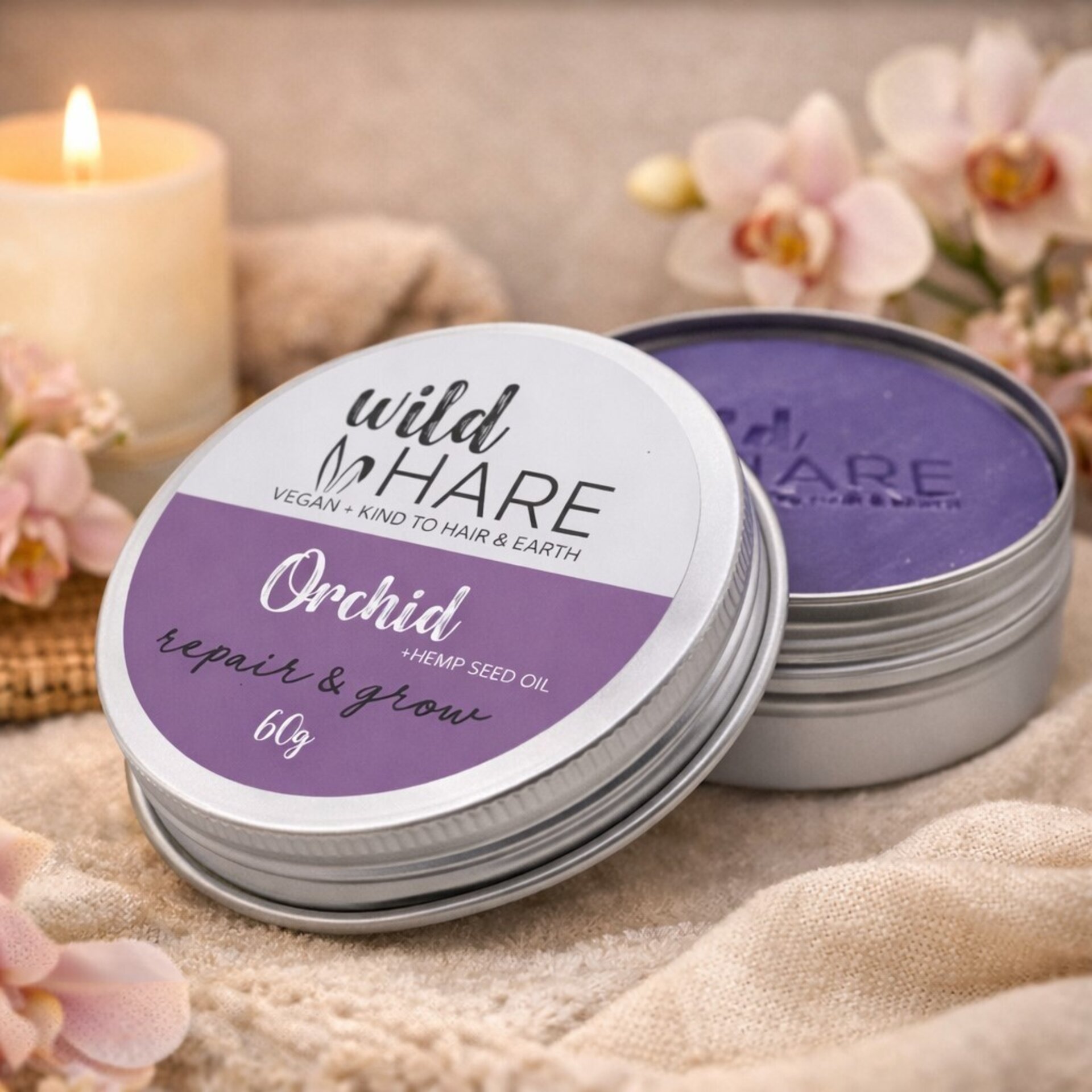 Ritual Capilar Herbal Repara & Crece | Champú Sólido Orquídea + Sérum Capilar - 3