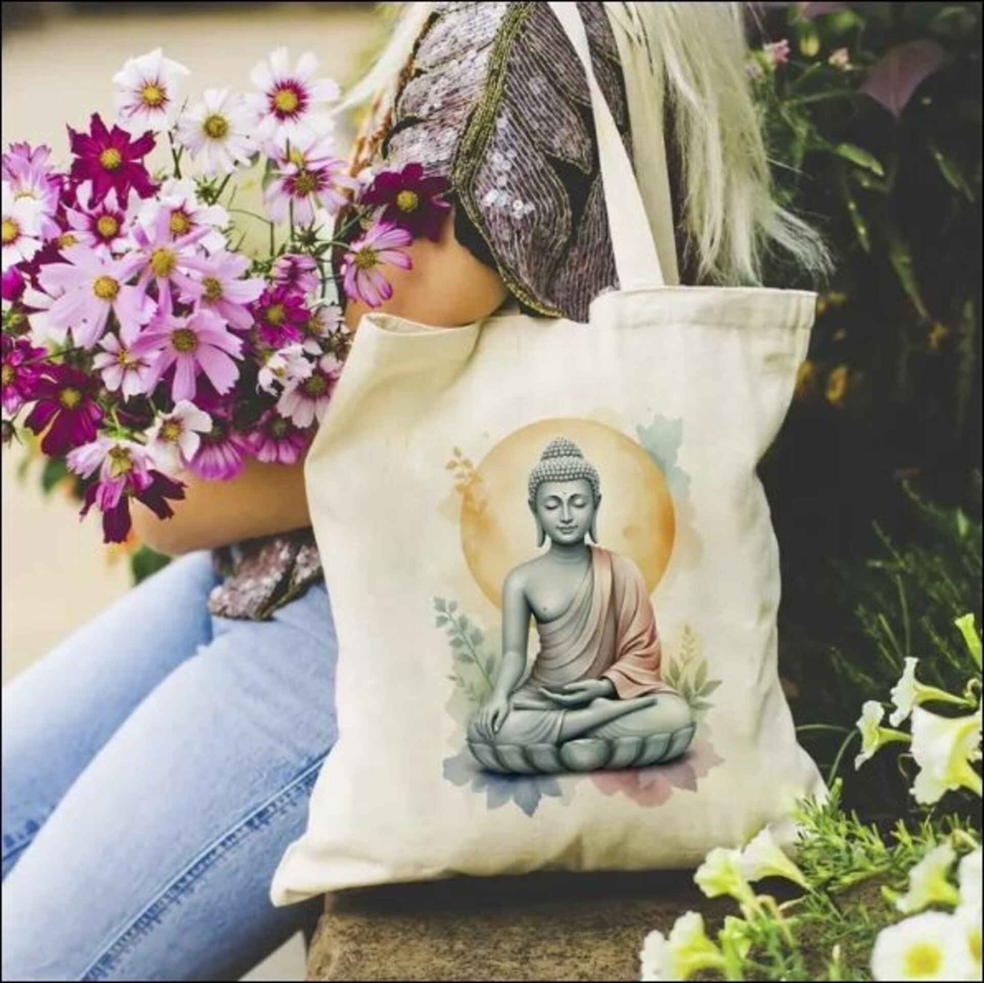 Tote Bag Buda Sereno - 2